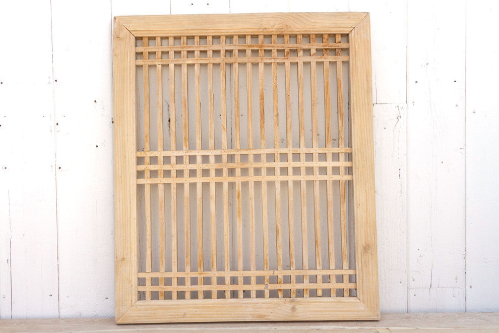 Large Criss-Cross Chinese Window