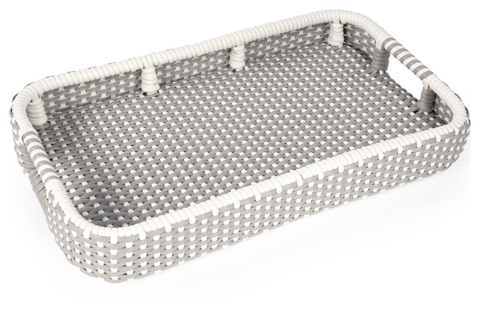 Close-up of the basket/side feature on a white background.