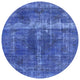 Ahgly Company Indoor Round Mid-Century Modern Area Rugs, 5' Round
