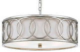Crystorama Lighting Group 287 Graham 6 Light 18"W Drum Chandelier - Antique