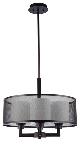 CHLOE Lighting MARTHA Transitional 4-Light Rubbed Bronze Pendant