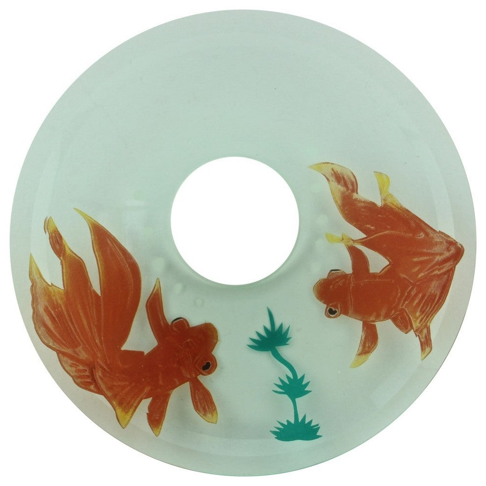 Replacement Waterfall Faucet Glass Disc Tray Plate Koi Fish Renovators Supply