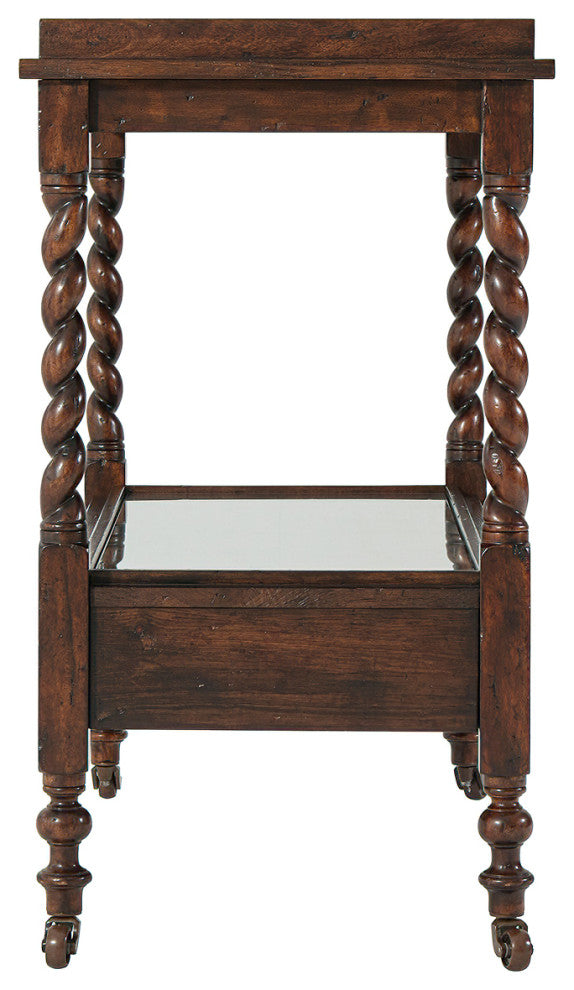 English Antiqued Serving Table