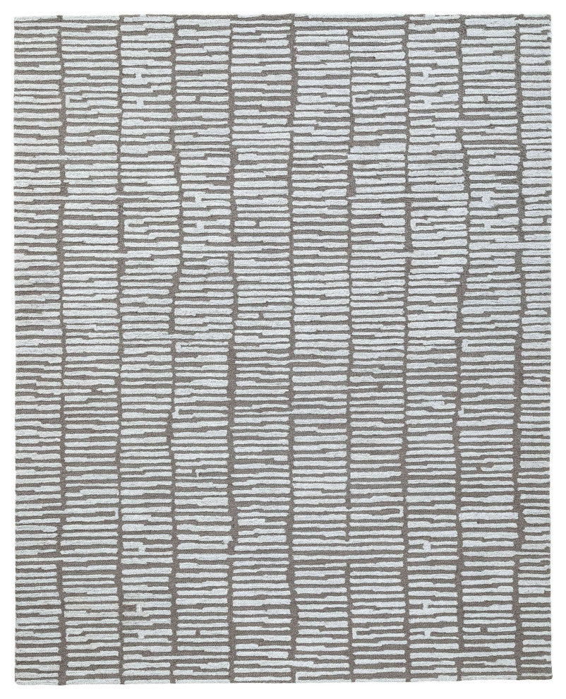 Obeetee Jaipur Static Hand Tufted Rug, Taupe, 2'x3'