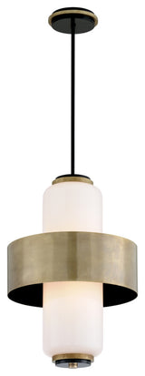 Melrose 4-Light Pendant, Vintage Brass