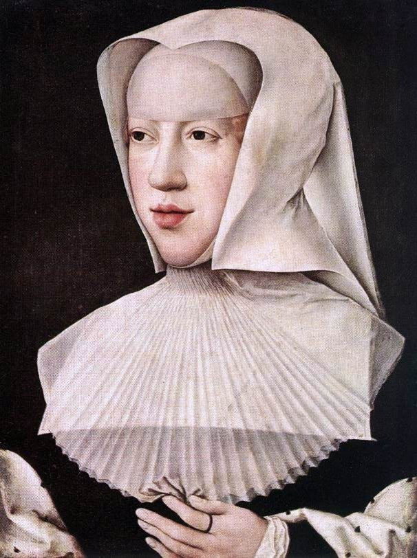 Bernaert Van Orley Portrait of Margareta van Oostenrijk Gallery Wrapped Canvas