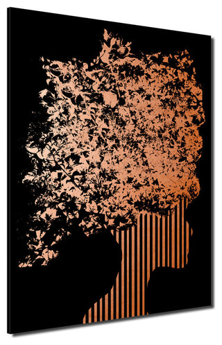 Wall Decor 'Gilt Mod XIII' in ArtPlexi, 16"x20"