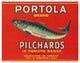 "Portola Brand Pilchards" Digital Paper Print by Retrolabel, 32"x25"
