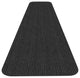 Indoor Outdoor Double-Ribbed Runner WithSkid-Resistant Back Black, 3' x 40'