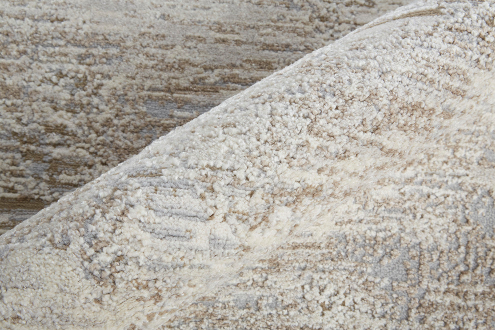 Weave & Wander Kayden Rug, Ivory/Gray, 6'-7" X 9'-6"