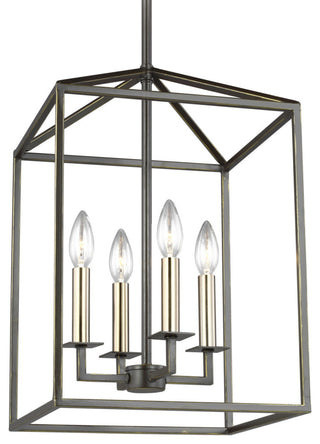 Generation Lighting 5115004 Perryton 4 Light 16"W Chandelier - Satin Brass