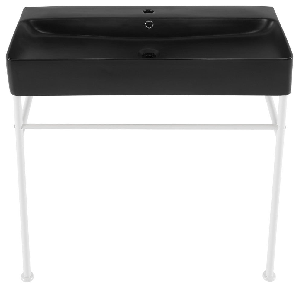 Swiss Madison SM-CS793 Carre 36" Rectangular Ceramic - White