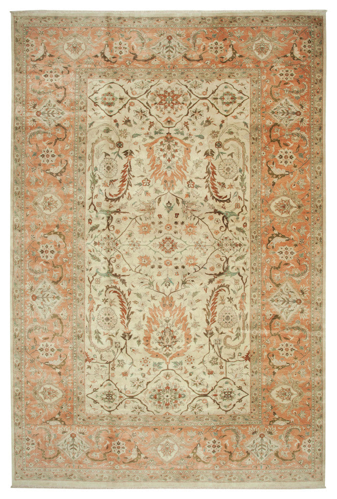 Rug N Carpet - Hand-Knotted Oriental 11' 10" x 18' Large Oushak Area Rug