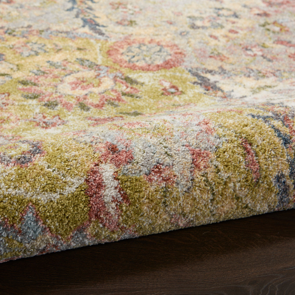 Nourison Juniper 9' x 12' Terracotta Multicolor Vintage Indoor Area Rug