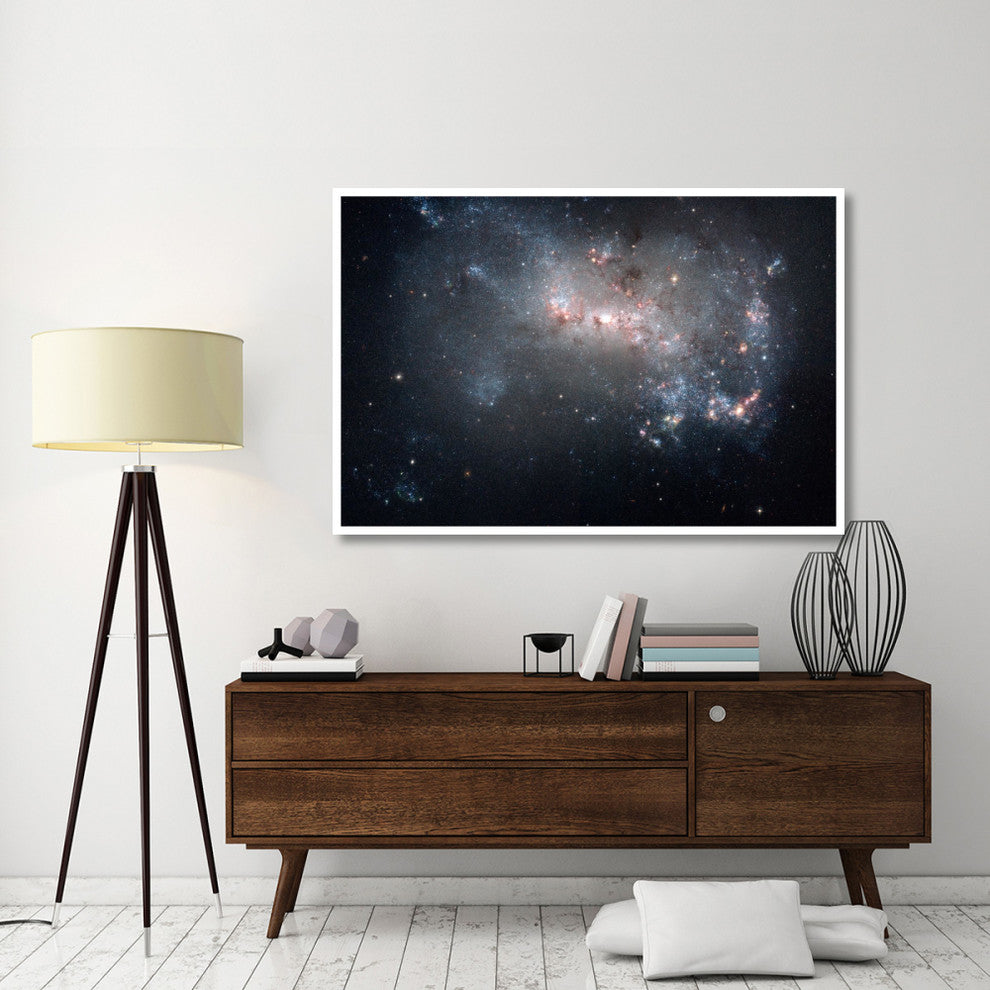 "Stellar Fireworks Ablaze in Galaxy NGC 4449" Print by NASA, 62"x42"