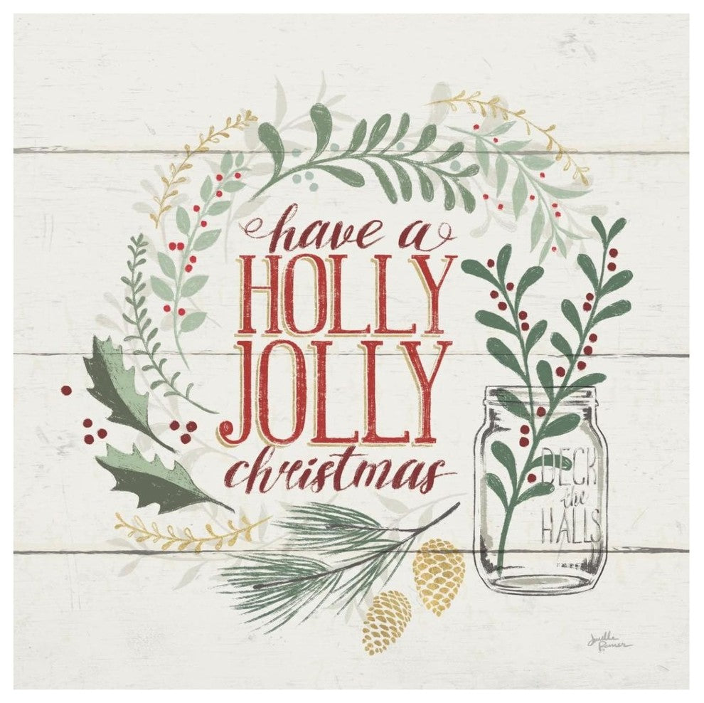 "Seasons Greetings III" Digital Paper Print by Janelle Penner, 42"x42"