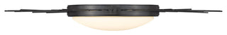 Golden Lighting 9126-FM24 OP Kieran 24"W LED Flush Mount Bowl - Matte Black