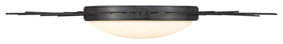 Golden Lighting 9126-FM24 OP Kieran 24"W LED Flush Mount Bowl - Matte Black