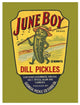 "June Boy Dill Pickles" Digital Paper Print by Retrolabel, 14"x18"