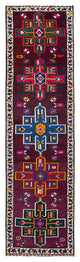 Rug N Carpet - Handmade Oriental 2' 11" x 10' 11" Tribal Runner Rug