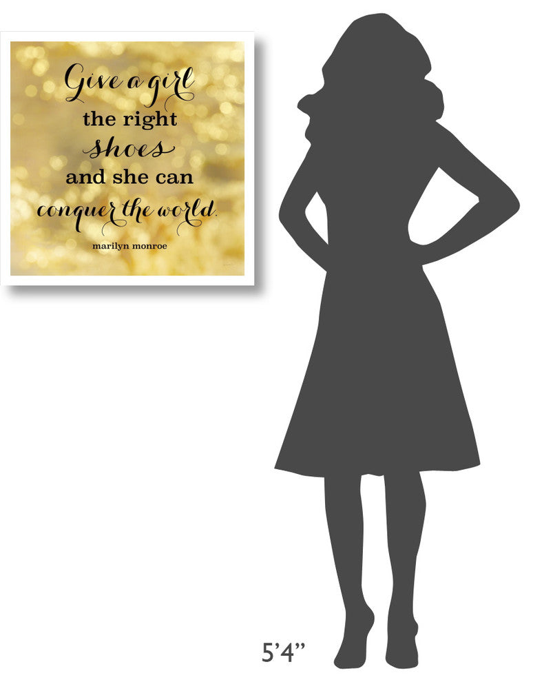"Fashion Quotes IV" Digital Paper Print by Sue Schlabach, 26"x26"