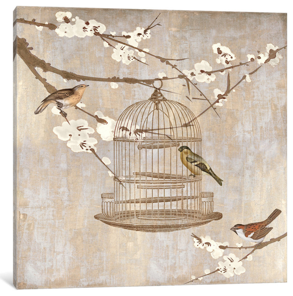 "At Home II" by Deborah Devellier, Canvas Print, 12"x12"