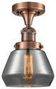 Innovations Lighting 517-1Ch-Ac-G173-Led 1 Light Dimmable Led Semi-Flush Mount