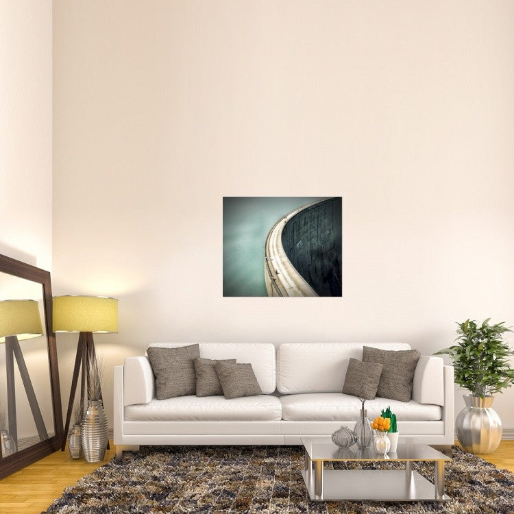 "The Dam" Stretched Canvas Giclee by Anna Cseresnjes, 40x34"