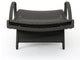 GDF Studio Solaris Outdoor Gray Wicker Armed Chaise Lounge With Cushion, Charcoa