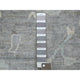 Gray, Hand Knotted Afghan Angora Oushak, Soft Wool Oversized Rug, 12'0"x15'2"