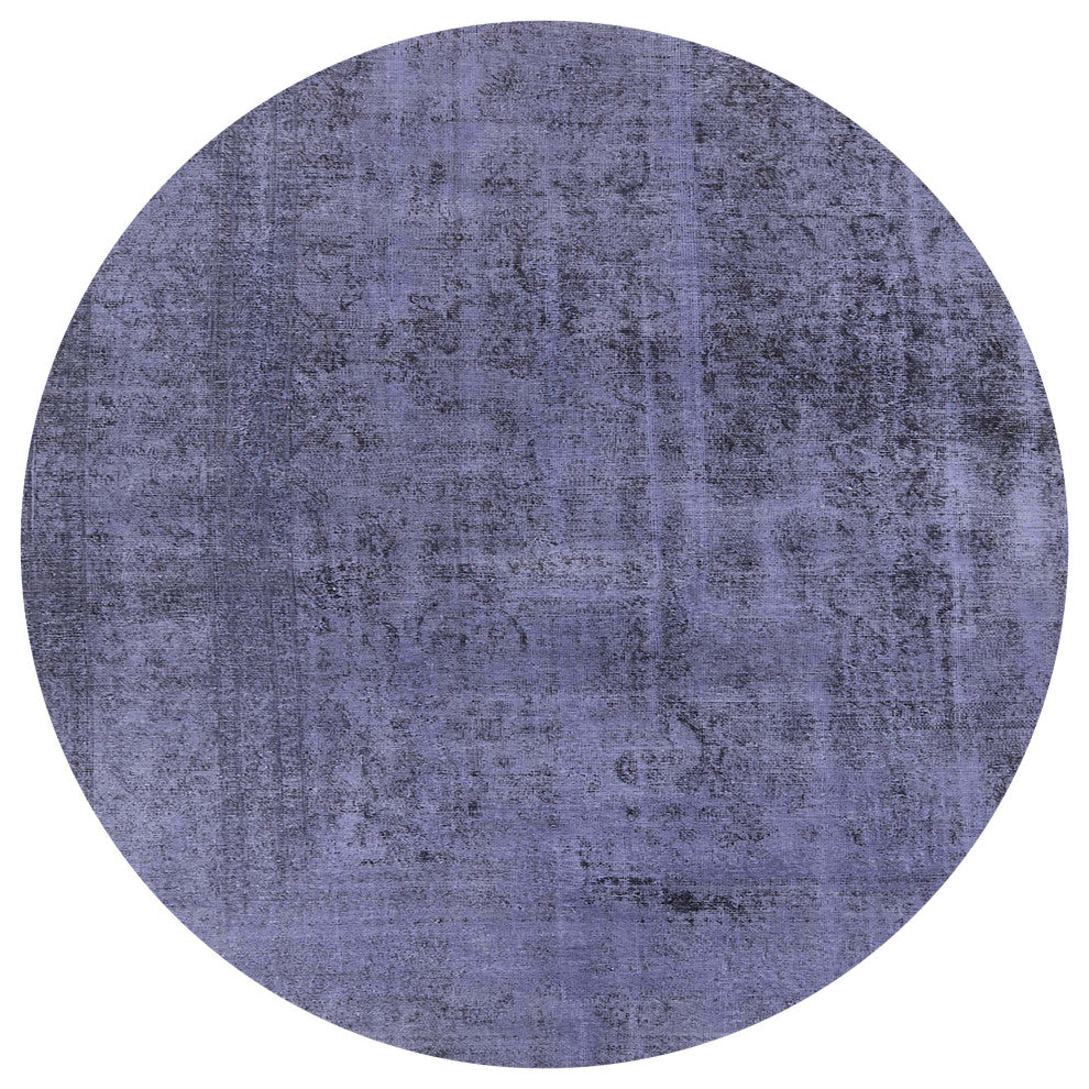 Ahgly Company Indoor Round Mid-Century Modern Area Rugs, 7' Round