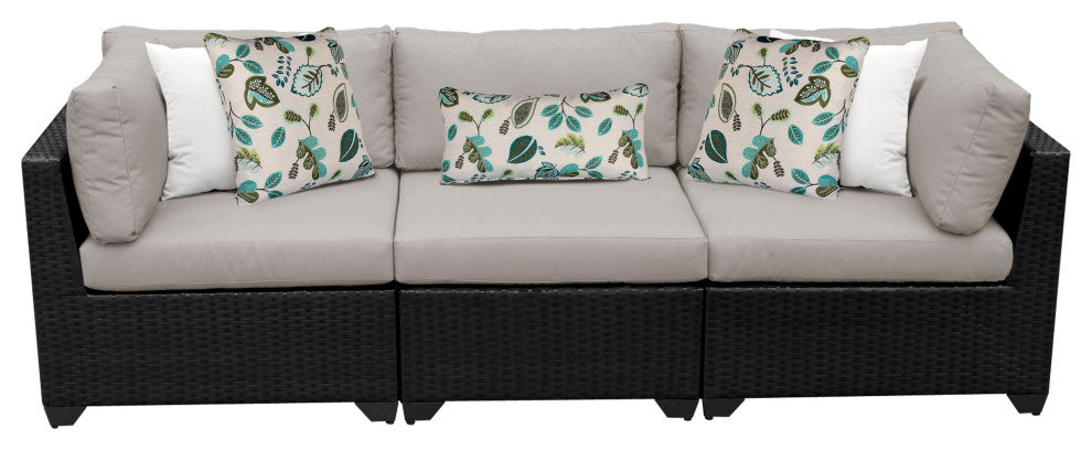 Belle 3 Piece Outdoor Wicker Patio Furniture Set 03b