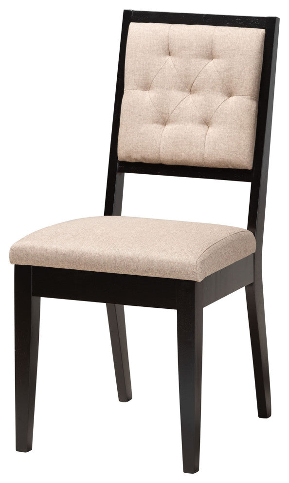 Avery Sand Fabric 5-Piece Dining Set