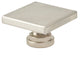 Topex Large Square Knob Satin Nickel