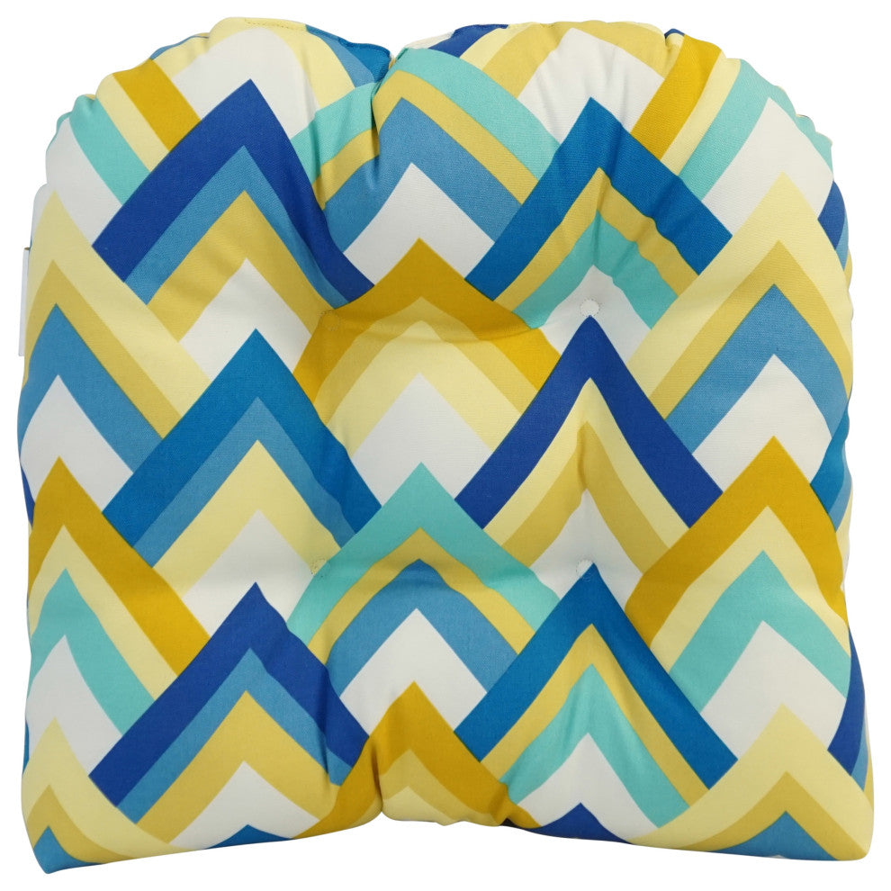19" U-Shaped Dining Chair Cushions, Set of 2, Resort Cornsilk