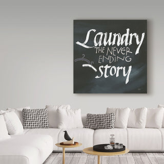 Chris Paschke 'Laundry Room II' Canvas Art