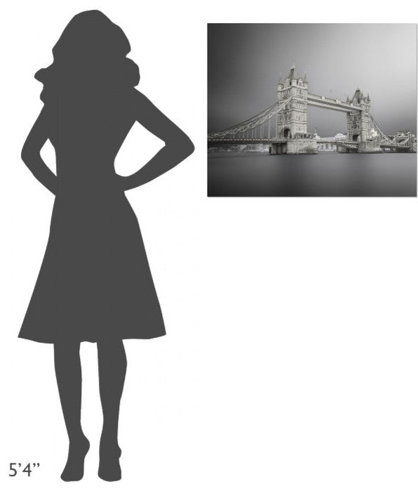 "Tower Bridge" Stretched Canvas Giclee by Ahmed Thabet, 30x25"