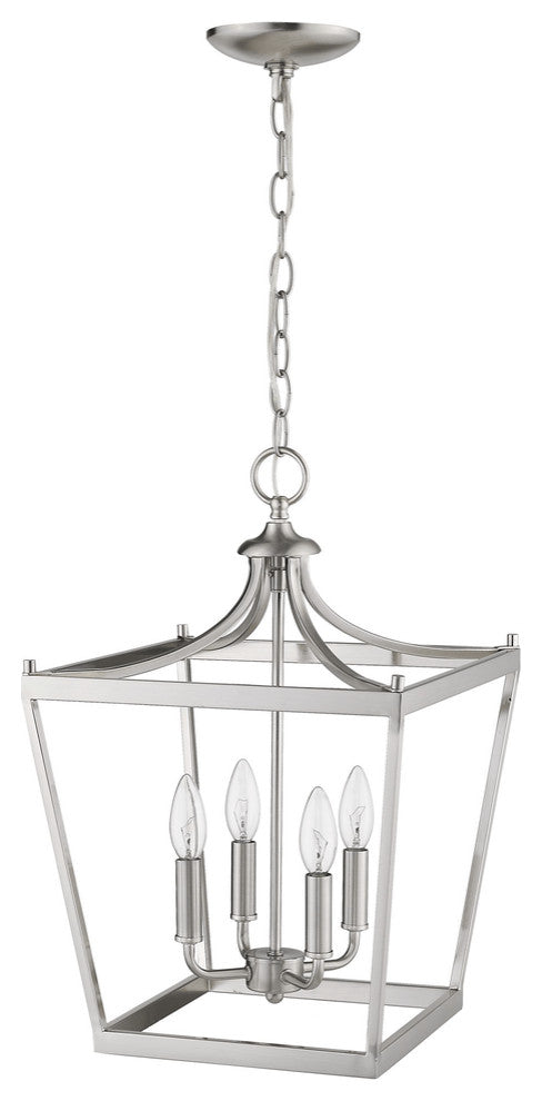 Kennedy 4-Light Satin Nickel Pendant