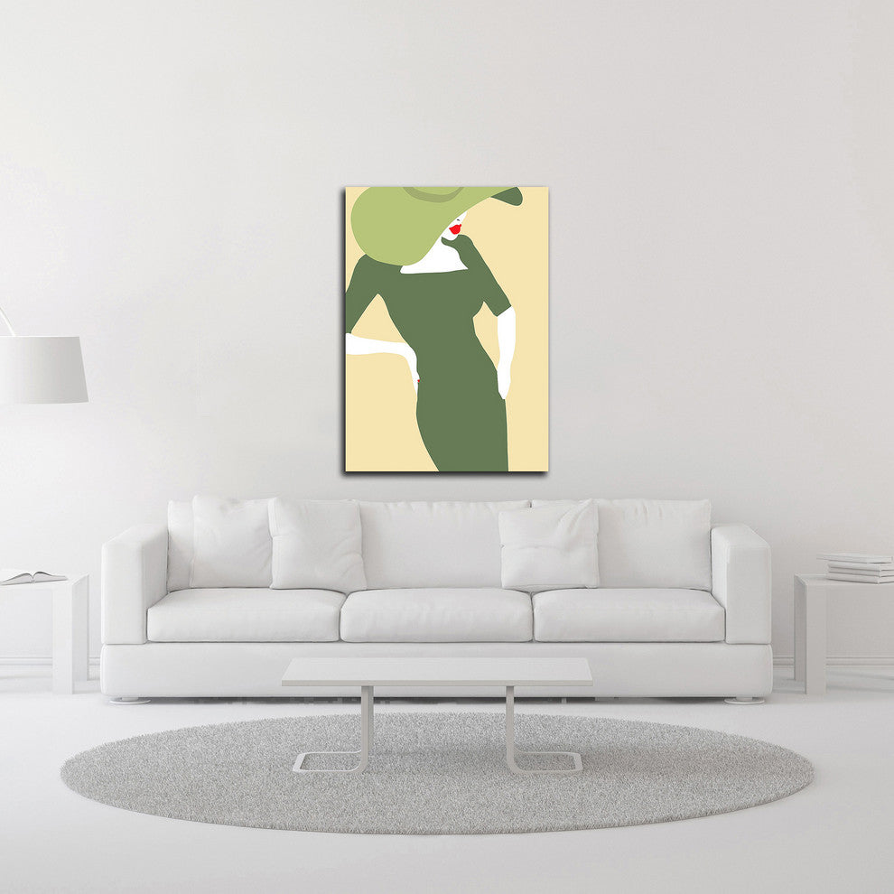 Lady No. 20 by Sean Salvadori, Print on Canvas, 25"x35"