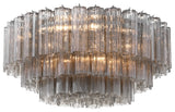 Crystorama Lighting Group ADD-331-SM Addis 16 Light 32"W Flush - Polished