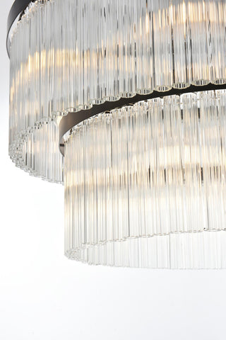 Home Living 32" Chandelier, Black