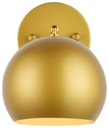 Oscar 1-Light Brass Wall Sconce