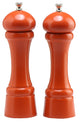 Chef Specialties Pro Series Pepper and Salt Mill Set, Orange, 8"