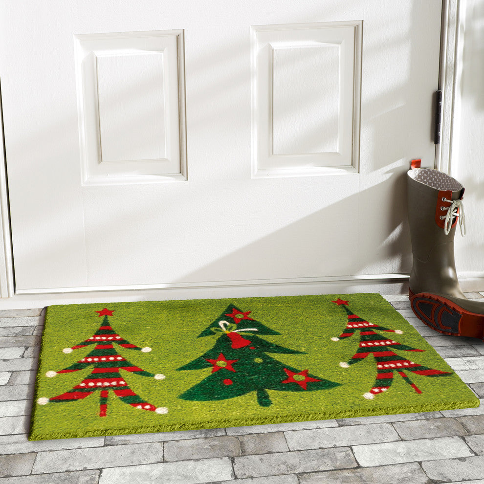 Christmas Trio Doormat, 2'x3'