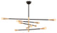Orion 5 Black Metal Pendant Lighting