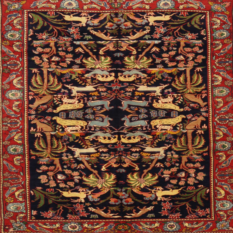 Ahgly Company Indoor Square Traditional Area Rugs, 3' Square