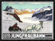 "Jungfraubahn" Framed Canvas Giclee by Wilhelm F. Burger, 38"x29"