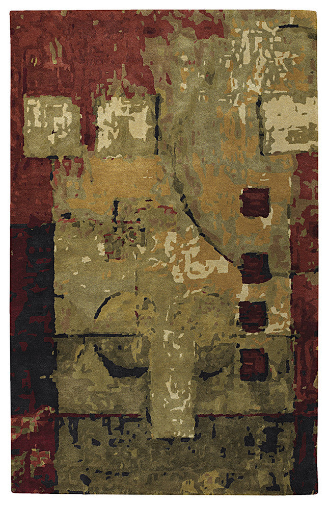 Nirvana Contemporary Area Rug, 5'x7'6" Rectangle
