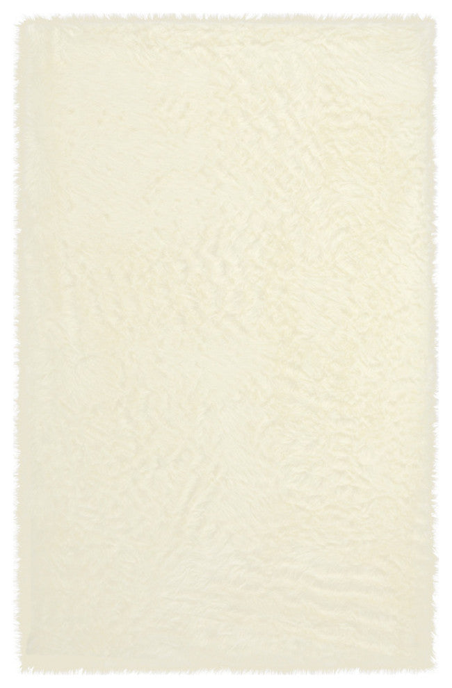 Capel Cozy Shag Cream 2039_600 Machine Woven Rugs - 12'  X 15' Rectangle