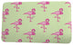 Palm Beach Flamingo Fanfare Martini Animal Print Bath Mat, Light Green, 21"x34"